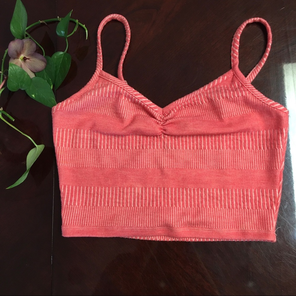 Pink Crop Tank Top (M)